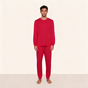 All'ingrosso Set <span class=keywords><strong>pigiama</strong></span> da <span class=keywords><strong>uomo</strong></span> a manica lunga modale Set <span class=keywords><strong>pigiama</strong></span> da <span class=keywords><strong>uomo</strong></span> camicia e pantaloni da notte <span class=keywords><strong>pigiama</strong></span> da <span class=keywords><strong>uomo</strong></span> sostenibile da <span class=keywords><strong>uomo</strong></span> - Product Image 3