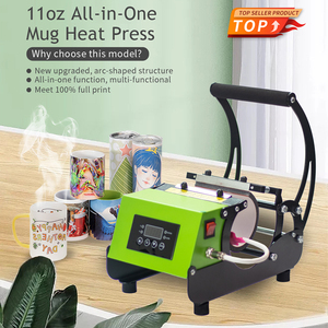 Tapis Chauffant Rond Réglable 11 oz Adaptable à Différentes Tailles de Mugs pour Presse à Chaud - Product Image 5