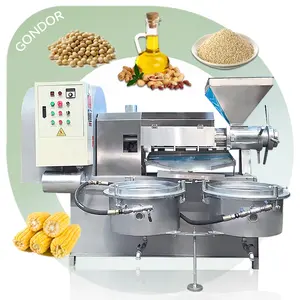 Commerciële Cashewnoot Shell Castor Olijfolie Maïs Extractie Procespers Maken Machine Koude Pers