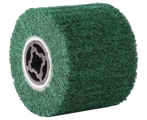 Grosir 120*100*19mm roda sikat kain nilon tutup non-tenun logam abrasif cakram untuk pasir kain poles OEM untuk baja - Product Image 1