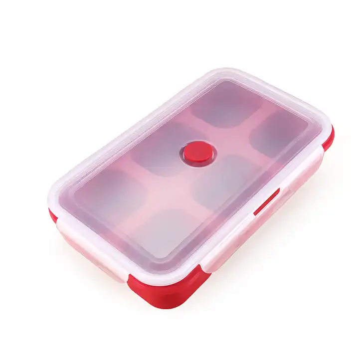 Wholesale Freezing Mold Large Freezer Food Trays Storage Container Freeze  Silicone Soup Ice Cube From m.
