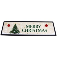 Tapis de bar personnalisé avec logo imprimé, en non-tissé, PVC lavable, durable, avec dos en caoutchouc, pour les fêtes et les rassemblements, accessoires de bar, vente en gros