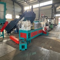 Mesin Pelletizer Daur Ulang Plastik WENDA untuk EPS/PC/PA/PPR Kapasitas 10 Ton/Hari Motor & Gearbox