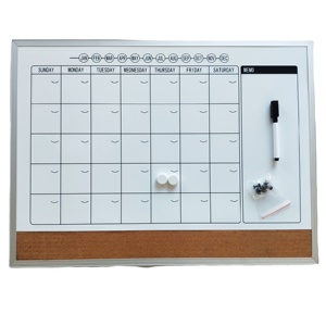 40x30cm đa chức năng kết hợp pin nút chai bảng trắng Bảng lịch - Product Image 3
