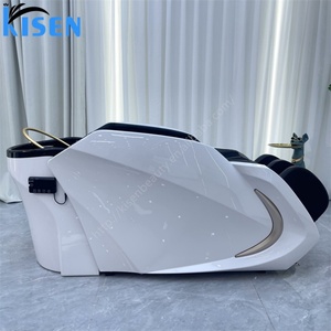 เตียงนวดสระผม Kisen Ungraded พร้อมอุปกรณ์ทำสปาผม ต้องใช้ระบบประปา มีไฟ LED และที่วางโทรศัพท์เป็นตัวเลือกเสริม - Product Image 3