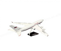 Modèle d'avion présidentiel IL-96 de 46 cm à l'échelle 1/120 avec train d'atterrissage et lumières LED, avion miniature pour collection et exposition