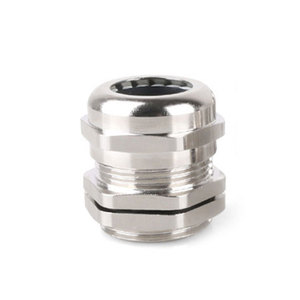 Conector Roscado de Latón Niquelado G1/2 Indeter para Protección de Cables - Product Image 1