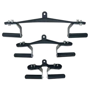 Spor Lat aşağı çekin Bar kürek kolu ergonomik tam döndür Metal Mag sapları Fitness aksesuarları egzersiz için kavrama - Product Image 1