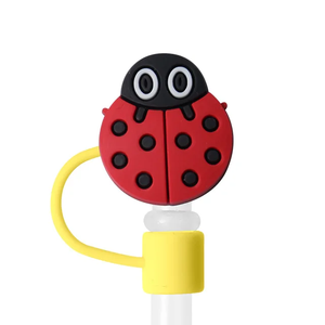 Charmes de protection anti-poussière réutilisables en silicone pour gobelets, motif chapeau de cowboy infirmière personnalisé, avec paille en silicone mignonne, pour la consommation en vrac, taille 8-12mm - Product Image 4