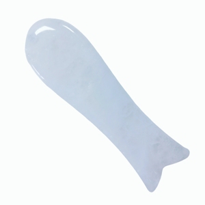 เครื่องมือขูดกัวซาหางปลาคริสตัลสีขาว ชุดอุปกรณ์นวดกดจุดสปา - Product Image 5