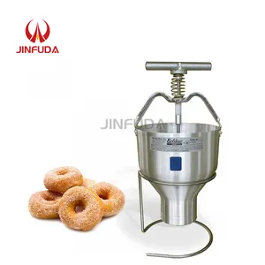 Mini Manual Donas Donat Donut que hace la máquina de llenado, dispensador de presión, extrusora, inyector de llenado, cuentagotas para la venta