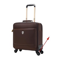 Valise à roulettes Rhino Armor unisexe, plusieurs tailles, en tissu Oxford, avec barre de traction, serrure et fermeture éclair