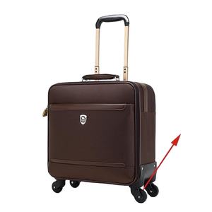 Many Size Genuine Leather Case Oxford Wheel <b>Trolley</b> Bag Fashionable Travel Luggage Roller Bag Spinner Suitcase Business - Product Image 6