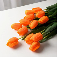 LUYI Hoogwaardige Realistische Handgemaakte Meerkleurige Kunsttulpen Moderne Stijl Milieuvriendelijk voor Afstuderen
