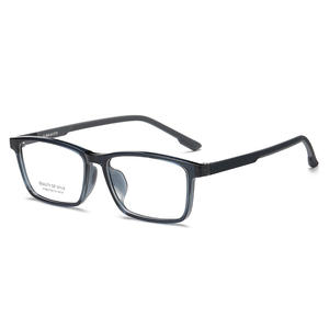 Gafas ópticas E Beauty Square para mujer, montura de acetato UV400, tamaño mediano, estilo artístico C3, marrón transparente - Product Image 5