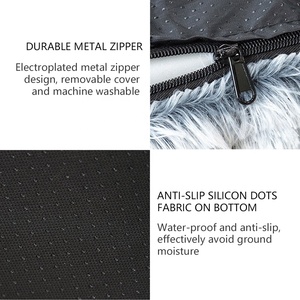 ZMaker – lit pour <span class=keywords><strong>chien</strong></span> en mousse à mémoire de forme à 3 couches, <span class=keywords><strong>coussin</strong></span> de lit lavable pour animaux de compagnie avec housse amovible - Product Image 4
