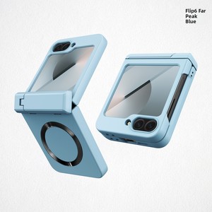 เคสโทรศัพท์พับได้สำหรับ Samsung ZFlip ลด 40% พร้อมขาตั้งแม่เหล็กแบบพ่นเคลือบ PC และที่ยึดในรถยนต์ เหมาะสำหรับการจัดส่งข้ามพรมแดน - Product Image 6