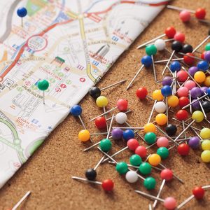 Clavijas de Metal con Cabeza Redonda de 4 mm, Clavijas con Cabeza de <span class=keywords><strong>Bola</strong></span> para Mapas, para el Hogar, la Oficina, Tableros de <span class=keywords><strong>Corcho</strong></span>, Viajes - Product Image 6