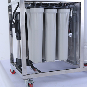 เครื่องกรองน้ำดื่มระบบ Reverse Osmosis สำหรับอุตสาหกรรมและพาณิชย์ พร้อมปั๊ม PLC มอเตอร์ 220V 250-1000 ลิตรต่อชั่วโมง - Product Image 4