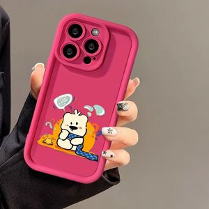 Suy Nghĩ Con Chó In Thang Ống Kính Phong Cách Chống Sốc TPU Điện Thoại Di Động Bìa Trường Hợp Đối Với iPhone 7 8 X XR XS 11 12 13 14 15 16 17 Pro Max - Product Image 3