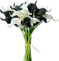 Grosir Pabrik Mini Bunga Calla PVC 35cm Gaya Cina Dekorasi Pernikahan & Rumah Perlengkapan Fotografi