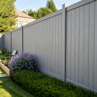Panneaux de clôture de jardin rétractables pour l'extérieur, en WPC et vinyle, colorés, pour parc pour enfants, hauteur 7 pieds