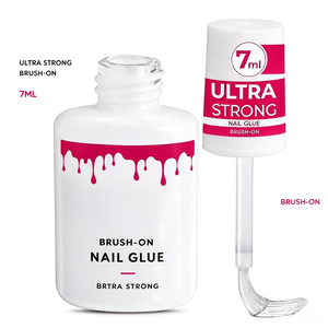 Colle à ongles en gel UV à séchage rapide, imperméable, transparente, pour ongles press-on, application d'ongles en acrylique - Product Image 1