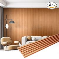 Panneaux muraux intérieurs en WPC ignifuges et imperméables au design moderne pour hôtels et usage domestique – Revêtement composite bois-plastique