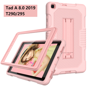 Caso Heavy Duty Per <span class=keywords><strong>Samsung</strong></span> <span class=keywords><strong>Galaxy</strong></span> <span class=keywords><strong>Tab</strong></span> 8.0 Pollici T290 T295 Robusta Armatura Cavalletto Antiurto Defender Silicone <span class=keywords><strong>Tablet</strong></span> PC copertura - Product Image 2