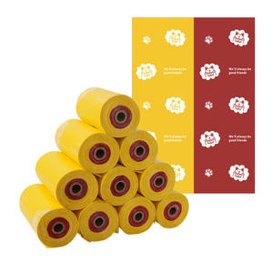 Novo Design Duplo Cor Cada Rolo Biodegradável Perfumado Pet <span class=keywords><strong>Poop</strong></span> Sacos para Caminhar <span class=keywords><strong>Dog</strong></span> Outdoor - Product Image 2
