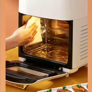 Friteuse à air 15L grande capacité, écran tactile, sans huile, 1400W, pour usage domestique, avec coupure automatique de courant, machine à frites - Product Image 2