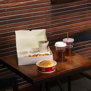 Plateau en carton ondulé gaufré biodégradable jetable pour frites et poulet frit, idéal pour la restauration rapide - Product Image 6