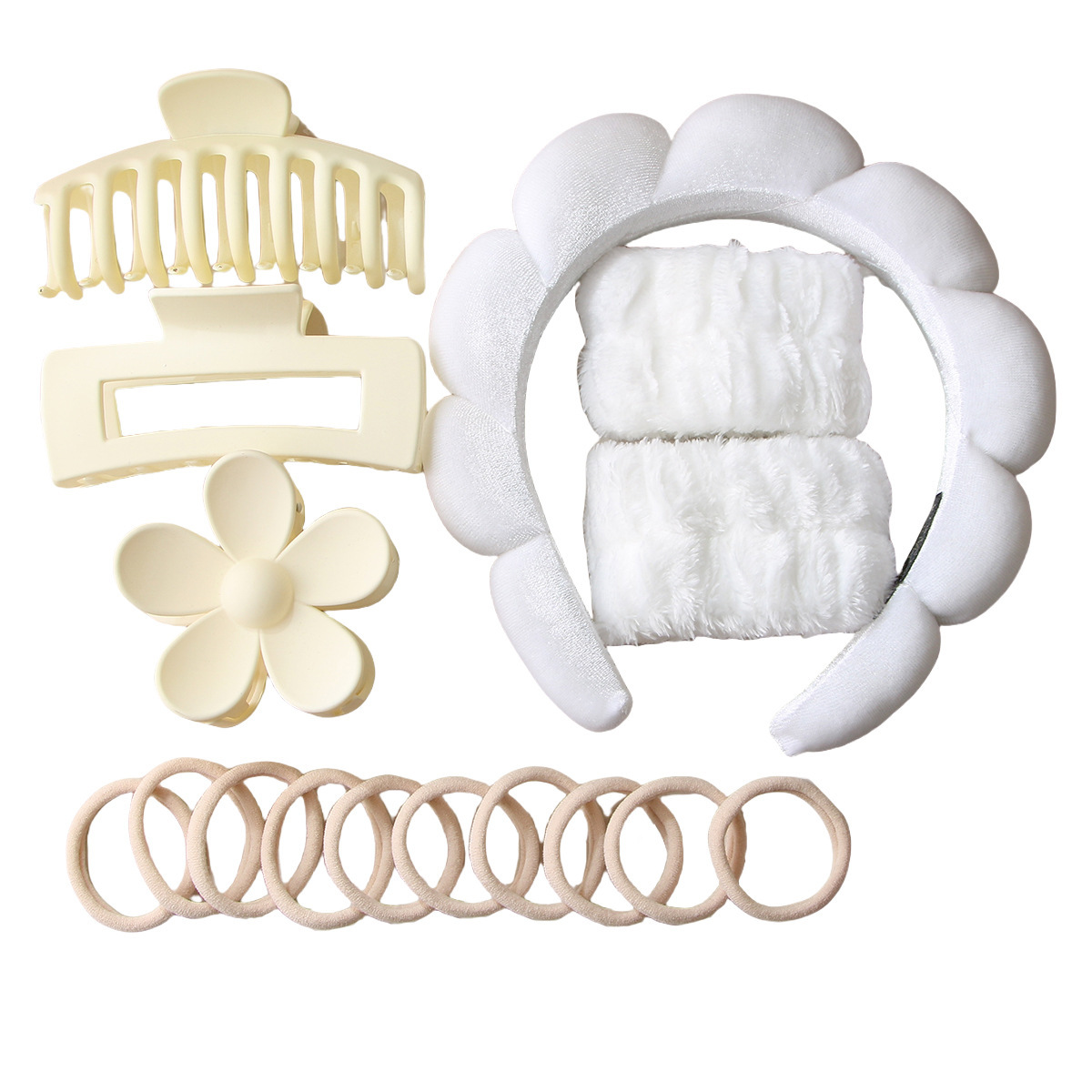 Blanc [ensemble de 16 pièces]]