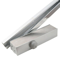 Ferme-porte automatique en aluminium robuste à fermeture automatique, amortisseur de porte moderne, hydraulique, capacité 80 kg, installation facile