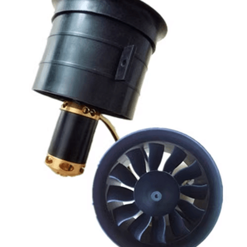 Motor 70 Culvert 129mm 12-blade EDF Ducted Fan 2850-6S Brushless Motor Dynamic Balance High Power for Rc Jet Airplane EDF Plane