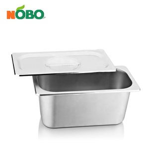 Gastronomiebedarf Bain-Marie Warmhaltebehälter aus Edelstahl für Buffet und Catering - Product Image 4