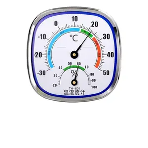 TH-601 Termômetro e higrômetro analógico medidor de umidade e temperatura para casa, escritório, hotel, escola, novidade