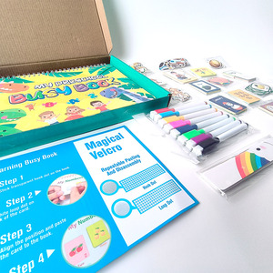 Drucken Brettspiel Benutzer definierte Busy Book für Kinder Montessori Lernspiel zeug Erkenntnis Aufklärung Quiet Book Brettspiel - Product Image 5