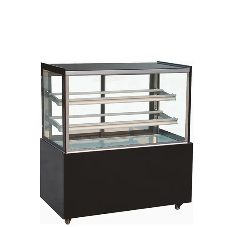 Prometheus Chinese Manufacturers New Design Square Glass CommerciaL Bakery Cake Display Refrigerator