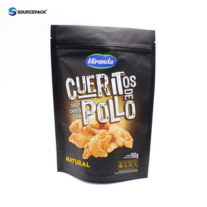 Sachet refermable personnalisé imprimé en héliogravure, résistant à l'huile et anti-fuite, pour l'emballage de poulet frit frais et savoureux - Product Image 1