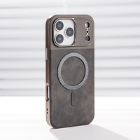 Funda de Teléfono de Cuero PU de Lujo JOYPORODO L154 para iPhone 17 16 Pro Max, Funda Magnética para Móvil, Capa de Celular, Coque, Telephone