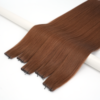 Personnalisé pour les extensions de cheveux humains de qualité russe # 350 Cheveux Remy Double Drawn de Couleurs Variées, Blanchis, Disponibles en Diverses Couleurs