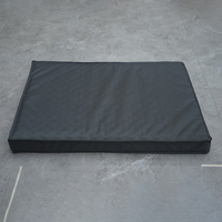 Meilleure vente de luxe en tissu Oxford pour animaux de compagnie lit éponge dos soutien solide motif XL résistant à l'eau détachable lavable pour chiens chats