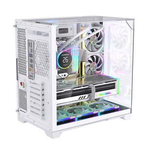 Gabinete de <span class=keywords><strong>PC</strong></span> para juegos Lovingcool Factory New Style OEM Mid Tower, compatible con placas base ATX, MATX e ITX, con ventiladores RGB. - Product Image 3