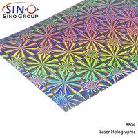 SINO Venta al por mayor de vinilo de corte holográfico láser de 60 micras para plotter de corte