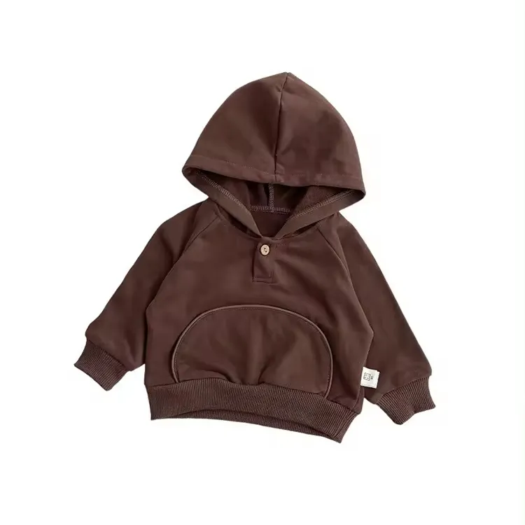 Hoodie kustom pakaian anak-anak perempuan balita OEM pakaian anak perempuan lengan panjang