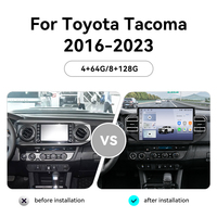 Écran ZWNAV 14,6 pouces pour Toyota Tacoma 2016-2023, Carplay Android 13, autoradio stéréo GPS DSP, nouvelle mise à niveau 360 4G OEM