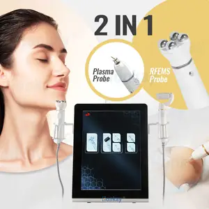 2 trong 1 plasmapen mặt nâng máy bay phản lực lạnh mặt nâng Plasma Bút loại bỏ mụn trứng cá cho da TAG Remover