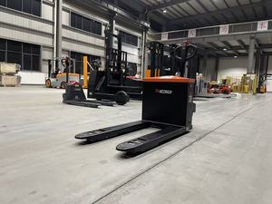 รถยกพาเลทไฟฟ้า รับน้ำหนัก 3000 กก. รถยกคลังสินค้า รถยกไฮดรอลิกแบบแมนนวลสำหรับอุตสาหกรรม พร้อมที่จับและล้อ - Product Image 4