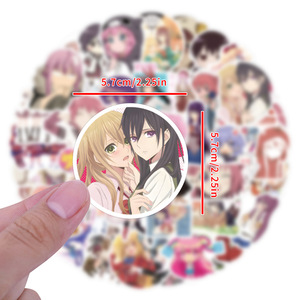 55 Pegatinas de Graffiti del Club Literario Doki Doki para Decoración de Laptop, con Diseño de Yuri Anime Girl - Product Image 4